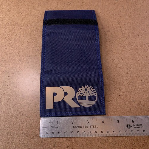 Timberland PRO Men's Navy Cordura Nylon RFID Hook & Loop Trifold Wallet NWT - Picture 3 of 6