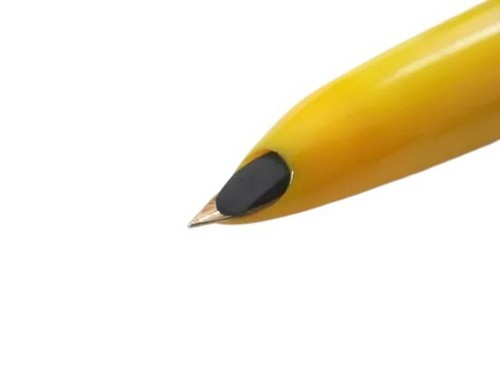 Parker 51 Fountain Pen 14K Gold XF Nib 12K Cap Yellow Aerometric 1940s USA - Picture 5 of 17