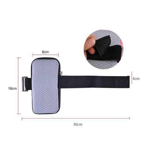 Phone Armband Bag Sports Case Money Keys Pouch Running Men Women Outdoor Gym - Picture 7 of 19