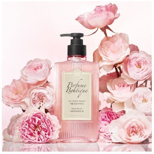 HAPPY BATH Boutique Oil Body Wash 500mlx3pcs (La Fleur+Rose Blush+Satal Musk) - Bild 5 von 14