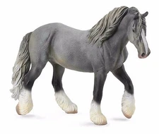 CollectA New * Shire Mare - Grey * 88574 Draft Breyer Corral Pals Model Horse