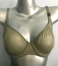 Victoria's Secret Body by Victoria Nwt Green Dot Unlined Demi Bra 32 34