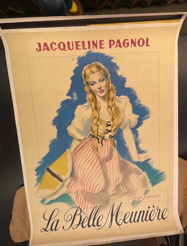 La Belle Meunière Lithographie Filmposter, 1948, Jacqueline Pagnol - Bild 2 von 21