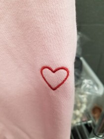 Victoria's Secret 11232516 Cotton Fleece Gym Pants Sz XL - Light Pink 65OO