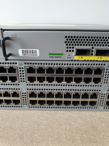 Cisco Nexus N9K-C93128TX • N9K-M6PQ • 2x N9K-PAC-1200W - Picture 2 of 3