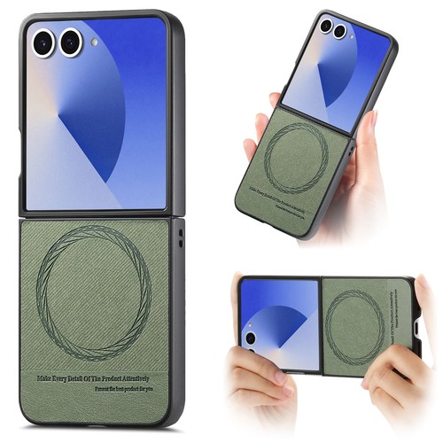 Funda segura magnética de cuero antiarañazos Mag para Samsung Galaxy Z Flip 7 6 5 4 3 - Imagen 50 de 97