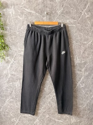 Nike Sweatpants Herren Schwarz L Jogginghose Straight Fit Y2K Sportswear