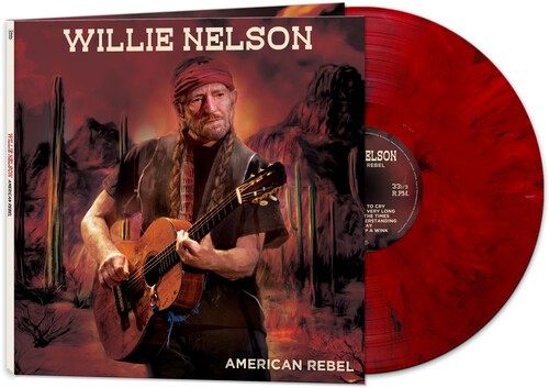 American Rebel - Red Marble - Willie Nelson - Schallplattenalbum, Vinyl LP - Bild 2 von 4
