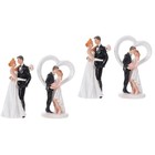 2 PCS Tortenschmuck Hochzeit Hochzeitsdekoration Hochzeitsfiguren