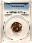 🔥1942-P LINCOLN PCGS MS66+RD WHEAT BACK CENT GEM 66+ "SHIPS FREE"