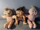 Cabbage Patch Dolls X3 2 Soft 1 Hard 1988 Need Some Tlc See Photos