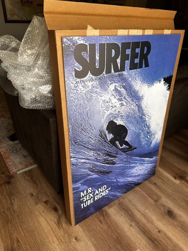 VINTAGE SURFER MAGAZINE COVER JULY 1978 - XL ART PRINT on PVC