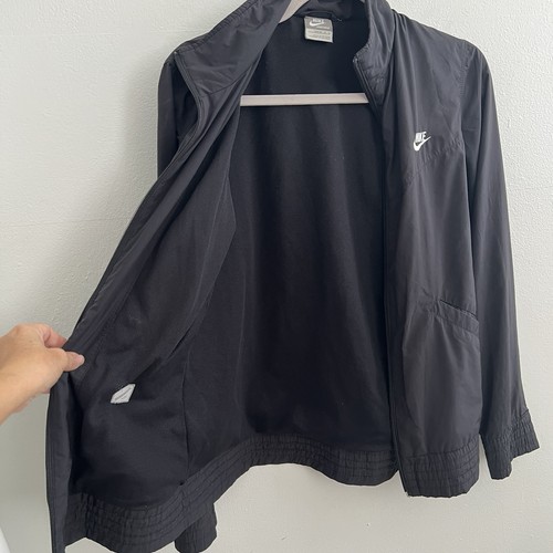 Nike Sportswear YOUTH Girls Bomber Jacket - Size MEDIUM Black - Picture 4 of 13
