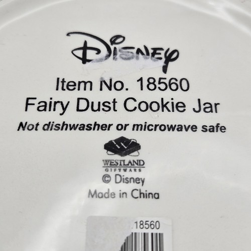 Tinker Bell Cookie Jar Fairy Dustw Original Tag Disney Westland Giftware Rare - Picture 15 of 23