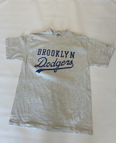 Camiseta De Colección Brooklyn Dodgers Para Hombre Talla Grande Gris Béisbol Envejecido - Imagen 2 de 6