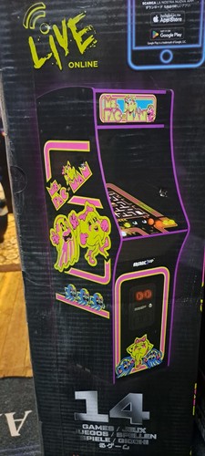 Arcade1up 14 in1 Arcade Automat Ms. Pac-Man Deluxe Vault Videospiel Schwarz WLAN  - Bild 6 von 13