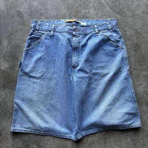 Levis Silver Tab Jean Shorts Jorts Baggy Relaxed Wide Carpenter 38W Mens Skater - Picture 5 of 6