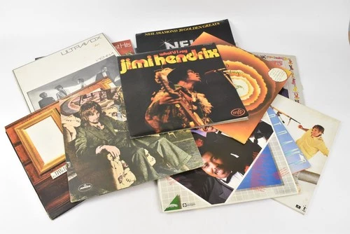 Vinyl LP Record Job Lot Of 15x Jimi Hendrix Supertramp Rod Stewart & More