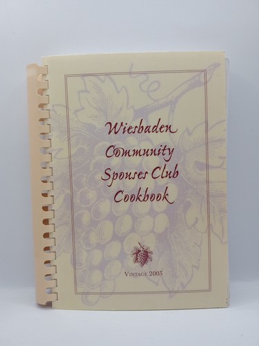 Wiesbaden Community Spouses Club Cookbook Vintage 2003 - Picture 1 of 5