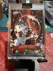 Jaxson Dart Wild Card Holiday Splat 2/3 Red Snow Globe SSP Rookie Giants
