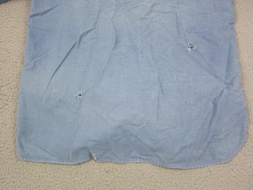 True Vintage Woolrich Hemd Herren Large Blau Chamois Flanell Outdoor 60er 70er USA - Bild 15 von 19