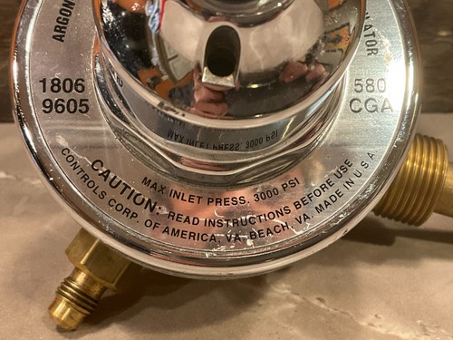Concoa Gasregler Modell: 1806 580 Argon Stickstoff Helium Regler - Bild 7 von 14
