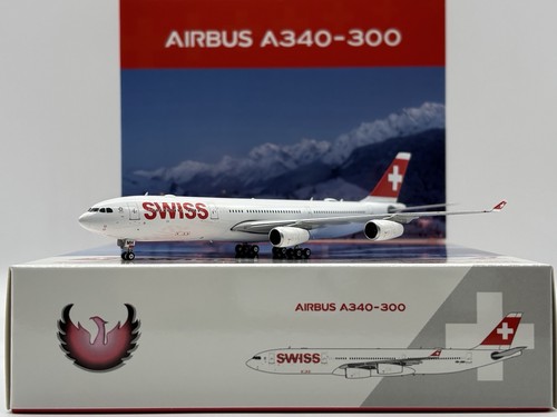 Swiss A340-313 Reg : HB-JMH Phoenix 11975 Scale 1:400 Diecast Models - Picture 19 of 20