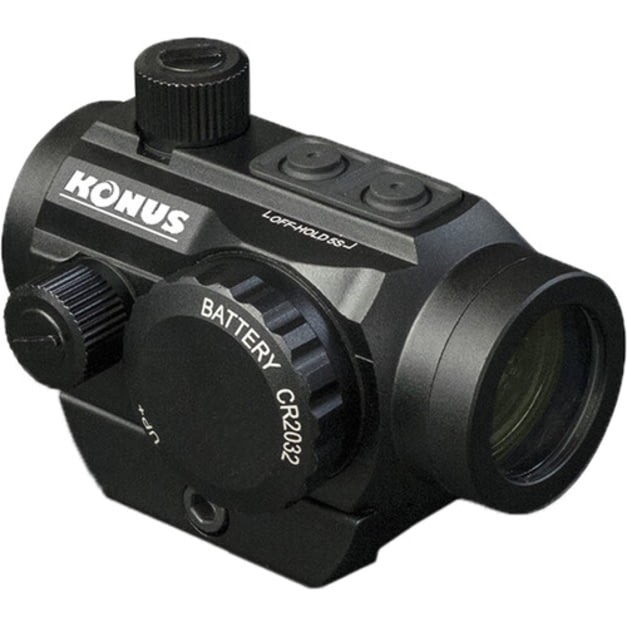 Konus Nuclear 1x22mm Red/Green Dot Sight With Dual Mounting System, Black, 7217
