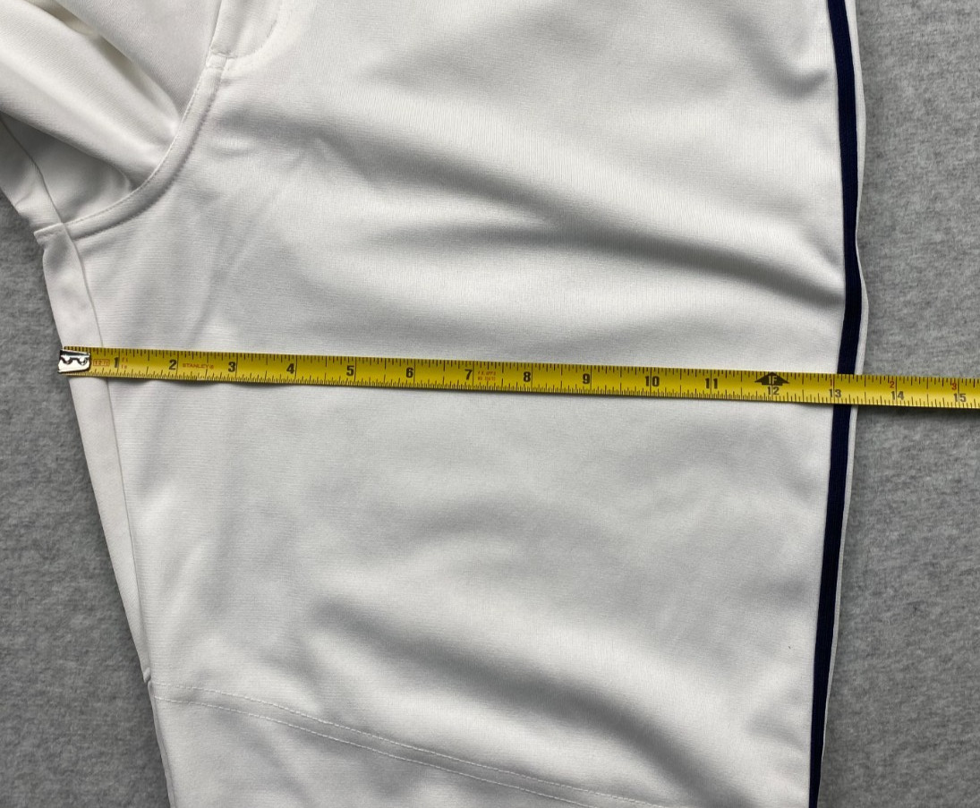 Nike Men's Size Large Vapor Select Piped Baseball White Pants BQ5489-107