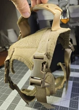 Tactical Harness for Cats or Dogs Tan, Leash, Adjustable Vest / Pet Training