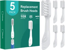 Toothbrush Replacement Heads for Quip 5pk Standard Adult Brush Head Refill NIB
