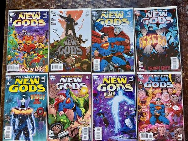 The Death of The New Gods Comic Book Lot, Vol. 1, DC, NM.
