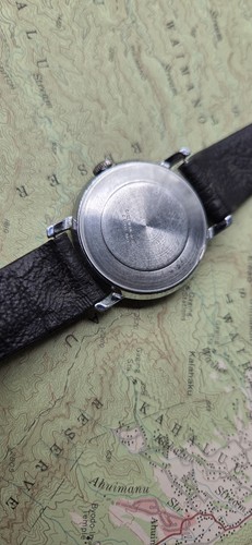 Reloj TIMEX Vintage 1975 esfera azul mercurio cuerda manual horología - Imagen 9 de 10