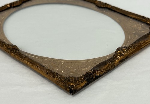Antique 1/2 Half Plate Copper Frame Insert for Daguerreotype Ambrotype Tintype - Picture 14 of 19