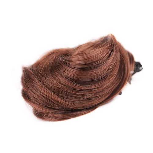 Messy Bun Hair Piece Clip In Claw Hair Extensions Natural Ponytail DW - Picture 3 of 12