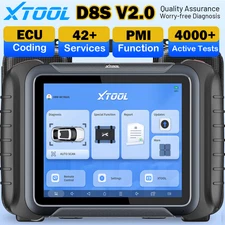 XTOOL D8S V2.0 OBD2 Scan Tool Auto Diagnositc ECU Coding Key Programmer PMI TPMS