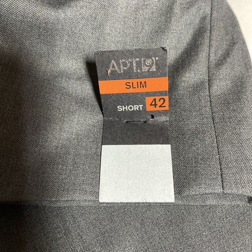 Men's Apt 9 Jacket Slim Fit Gray 42S with Marc Anthony 38/32 pants New with tags - Picture 9 of 24