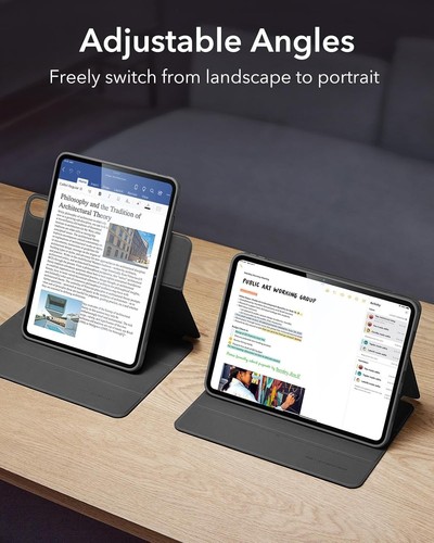 ESR iPad Air 13 Zoll Hülle M3/M2 (2025/2024) mit abnehmbarer Magnethülle schwarz - Bild 8 von 9
