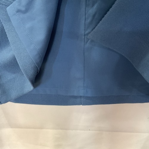 Ann Taylor Midi-Etuikleid Flügelärmel V-Ausschnitt cool Azul Frontschlitz - Bild 8 von 13