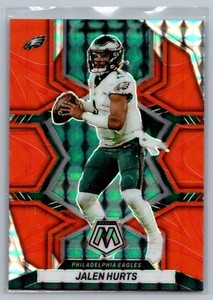Jalen Hurts - 2022 Panini Mosaic Football #156 / Mosaic Reactive Orange