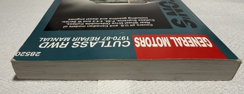 Chilton’s Total Car Care Repair Manual: GM Oldsmobile Cutlass RWD, 1970-1987 - Picture 4 of 19