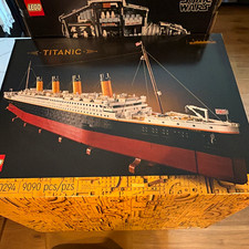 Lego Titanic 10294 Model Set 9090 Piece Build Kit 18+ Box Plastic