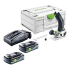 Festool MFKC 700 EB-Basic Akku Kantenfräse 18 V 8 mm + 2x Akku 4,0 Ah + Lader