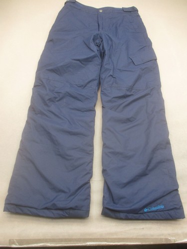 Pantalones de nieve Columbia talla L (14/16) para niños azules forrados de lana cintura ajustable 578 - Imagen 1 de 11