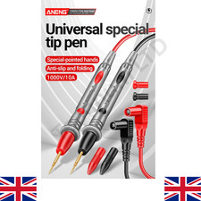 Universal 10A 1000v Digital Multimeter Test Leads Probe Pen Volt Meter Cable