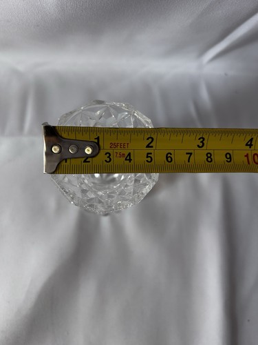 VTG Sculptured Crystal 2” x 3.5” Violet Vase Bilberry, Waterford Ireland NIB - Picture 5 of 10