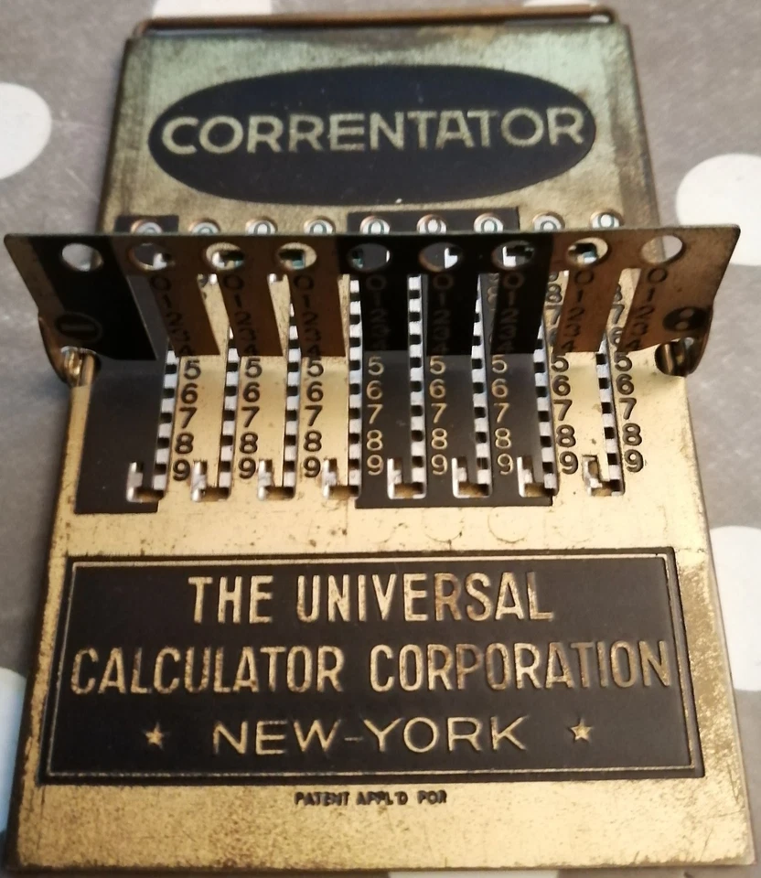 Correntator made in germany machine calculer ancienne brevet non déposé - Photo 2/4