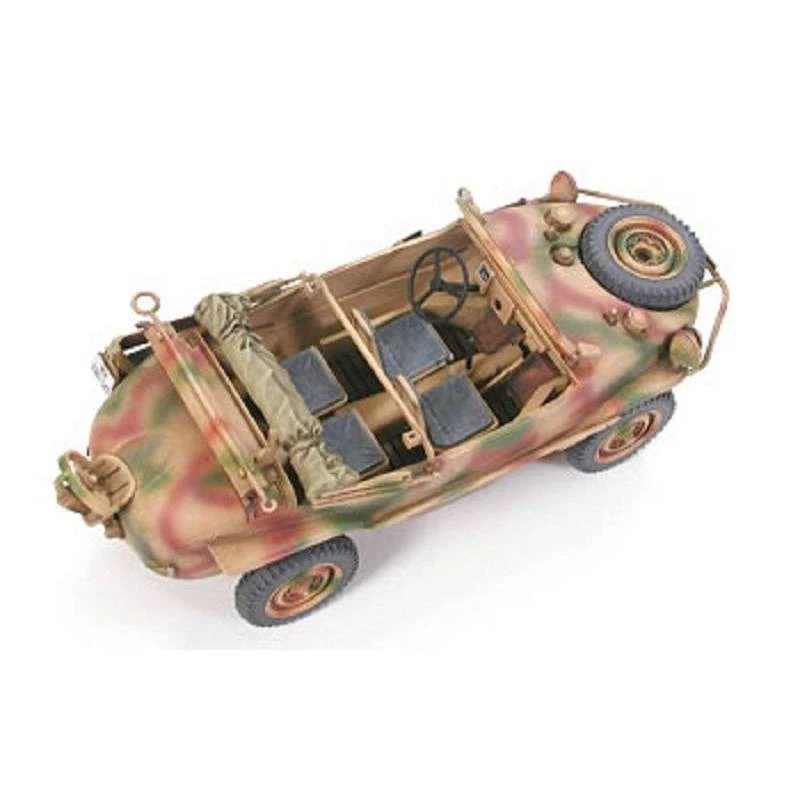 Modello Auto Tedesca Schwimmwagen Tipo 166 Pkw K2s |Tamiya|32506| 1:48 Modello - Immagine 4 di 4