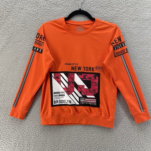 Veco Premium Kid Fashion Top Boys 14 Orange Urban Style New with tags York City - Picture 1 of 14