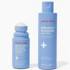 Peach Slices Smoothing Solution Ingrown Hair Treatment And Body Wash Set